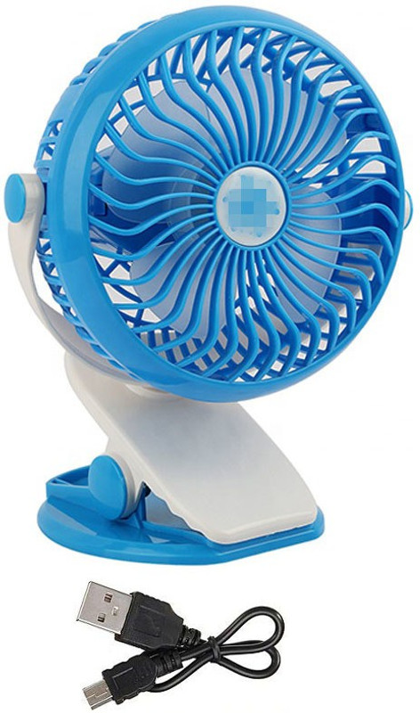 little monkey 360 degree Rotate USB Cooling mini portable rechargeable table USB Fan cv1 Rechargeable Fan(Multicolor)