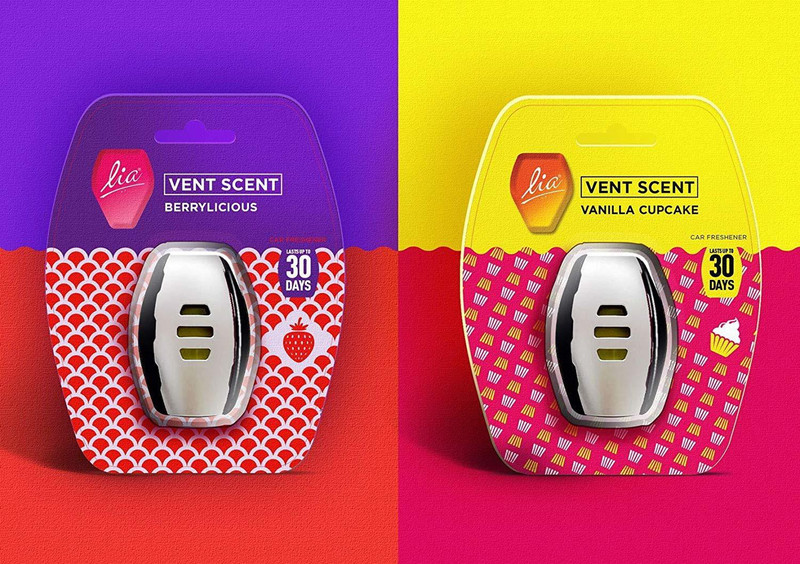 lia Berrylicious, Vanilla CupCake Car Freshener (Pack of 2)(10 ml)