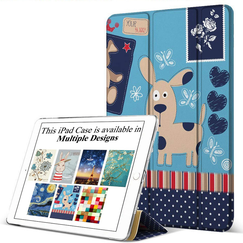 DuraSafe Cases Flip Cover for Apple iPad Air 1 Gen 2013 - 9.7 Inch [ A1474 A1475 ](Puppy Friend, Shock Proof)