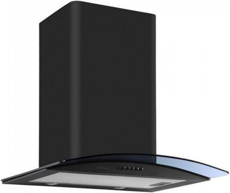 Cata C-GLASS BLACK 60 CM Wall Mounted Chimney(BLACK 1150 CMH)