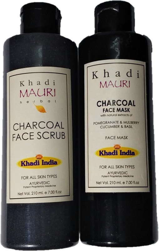 khadi charcoal scrub