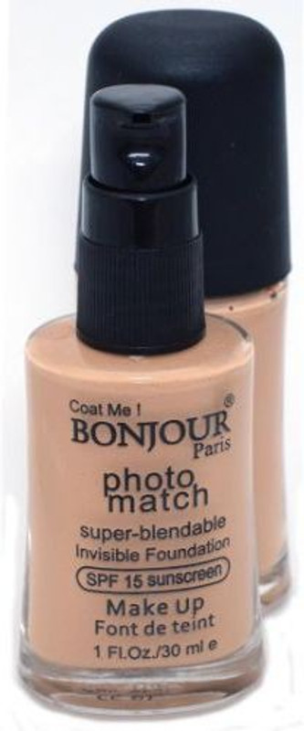 coat me bonjour paris Photo Match Invisible Foundation, Fair Skin, 30ml Foundation(beige, 30 ml)