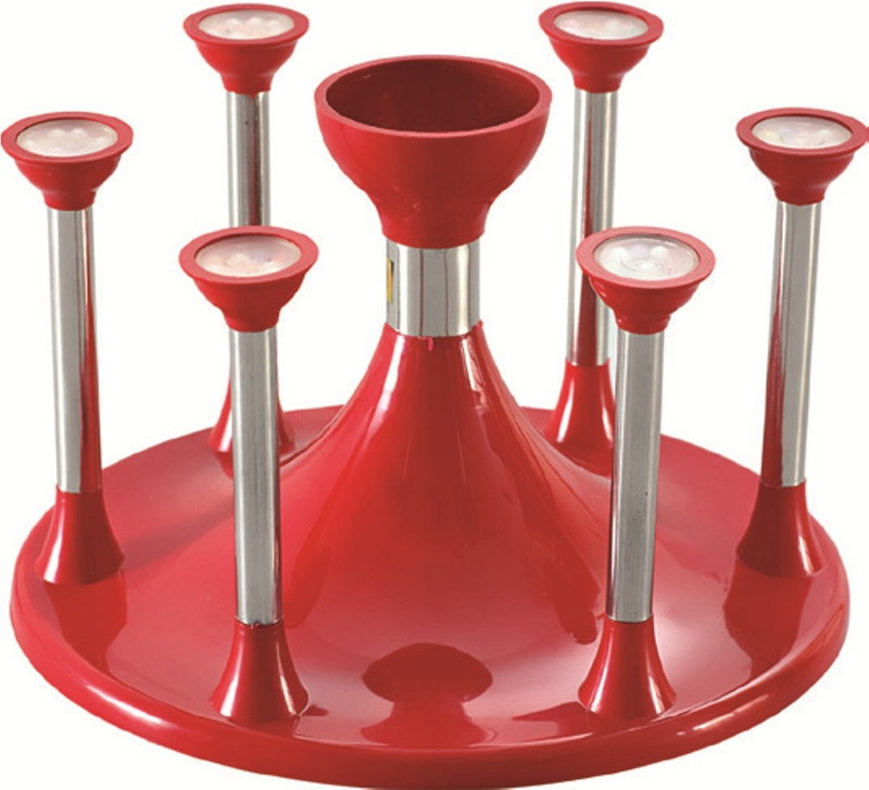 N H Enterprise NEW ELEGANT GLASS STAND A-333 Stainless Steel, Plastic Glass Holder