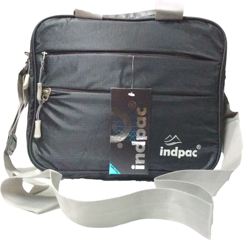 indpac Men & Women Black Messenger Bag