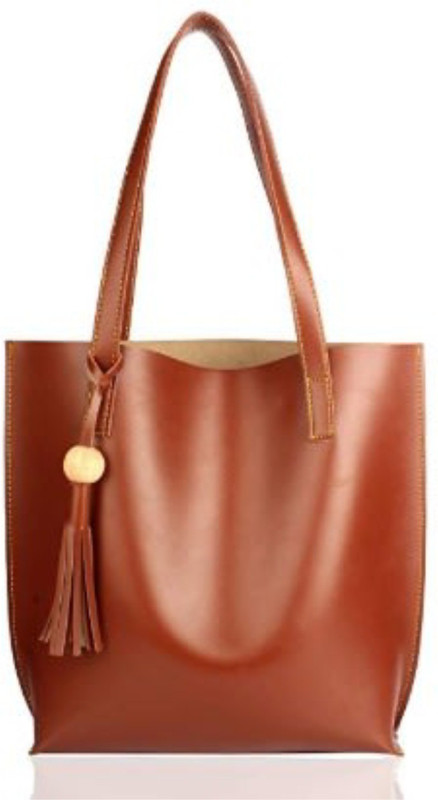 true brother Women Orange Hand-held Bag