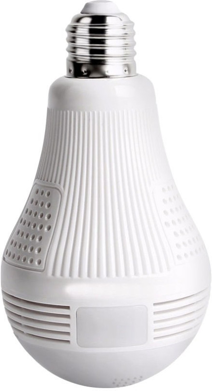 philophobia 360° Panoramic View WiFi IP Bulb Camera with FishEye Lens 360 Degree 3D VR Panoramic View Home Security CCTV Camera Wireless Security Camera Security Camera(1 Channel)