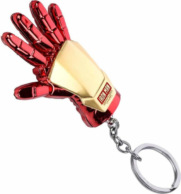 retrowear The Avengers Superhero Iron Man Hand Metallic Keychain/Key Chain/Keyring/Key Ring Key Chain