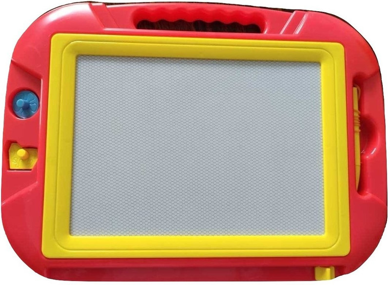 wish it Red Plastic Drawing Board kids educational playing toy for kids(Red)