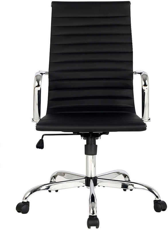 furniture bazaar FURNITURE BAZAAR 4500 Leather Office Arm Chair(Black)