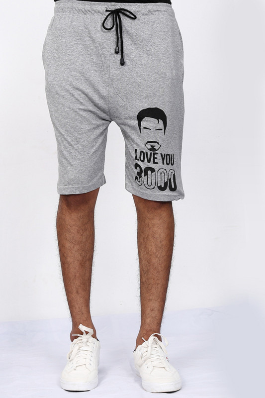 weaver stock Printed Men Grey Regular Shorts