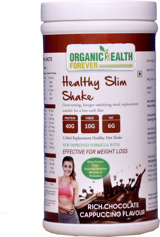 organichealth forever Healthy Slim Meal Replacement Shake for Weight Loss, Rich Chocolate Flavor(454 g)
