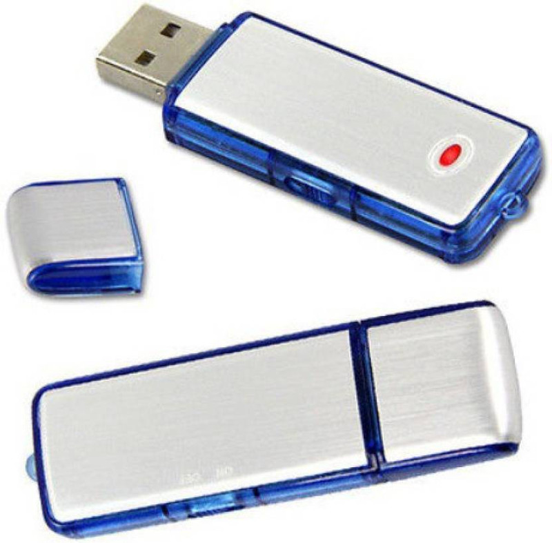 Asleesha Spy Hidden Mini Digital Voice Audio Recorder 4 GB Voice Recorder(0 inch Display)