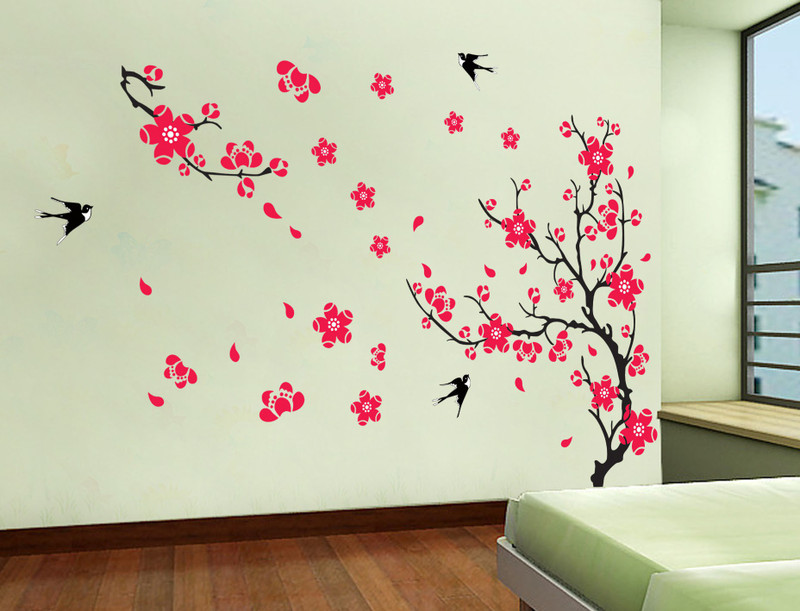 hardeek traders Floral & Botanical Wallpaper(90 cm X 140 cm)