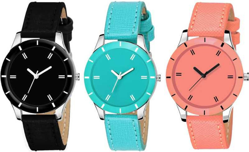 Black colour watch for girls top