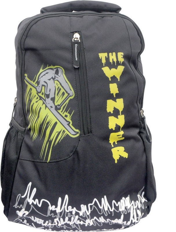the winner Skate Print-13 20 L Laptop Backpack(Black)