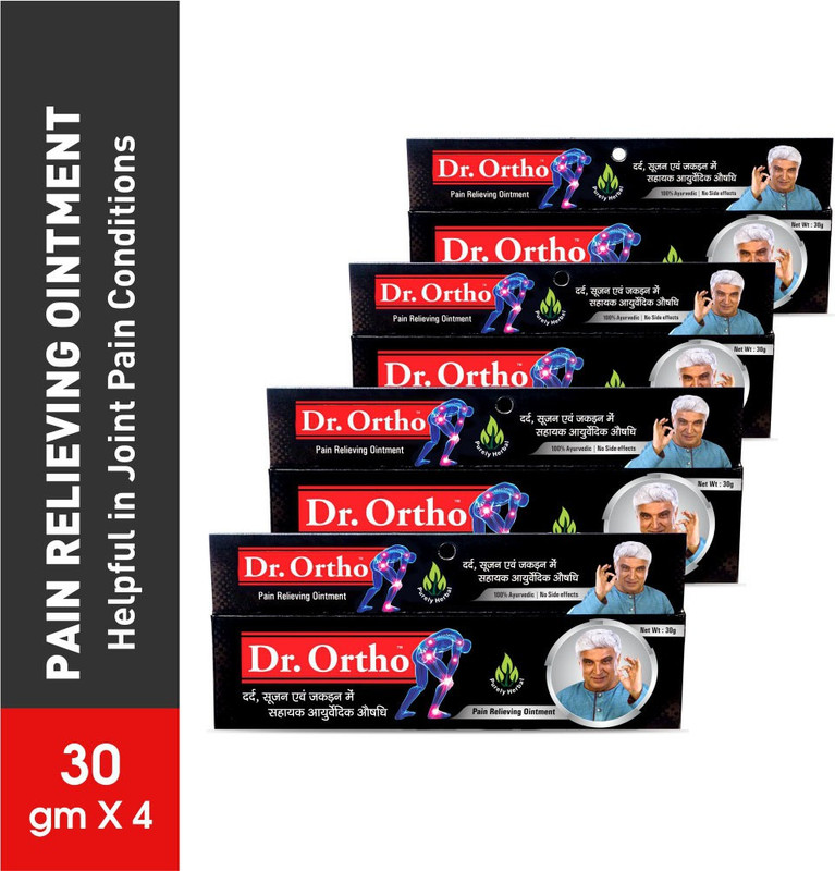 Dr. Ortho AYURVEDIC PAIN RELIEVING GEL (Pack of 4) Gel(4 x 30 g)