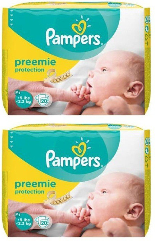 Buy Pampers Preemie Swaddlers Premature Baby diapers New Born 40