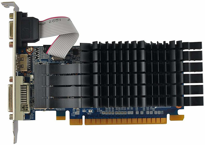 galax NVIDIA GT 710 PASSIVE 2GB 2GB 64-bit GDDR3 - DVI-D, HDMI, VGA 2 GB DDR2 Graphics Card
