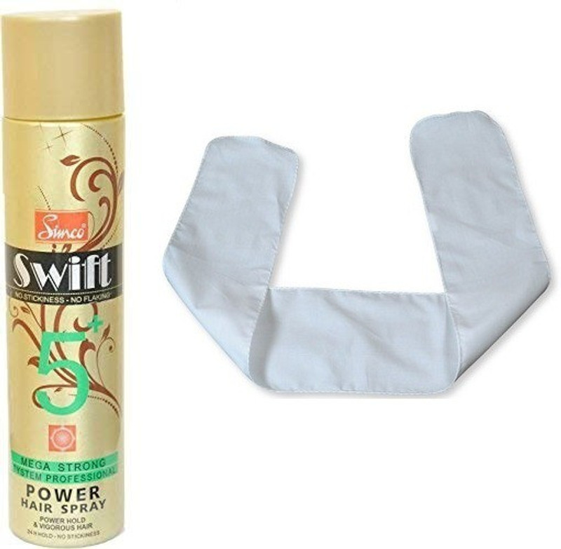 Simco Gold Swift Power Hair Styling Spray 5 With White Thata