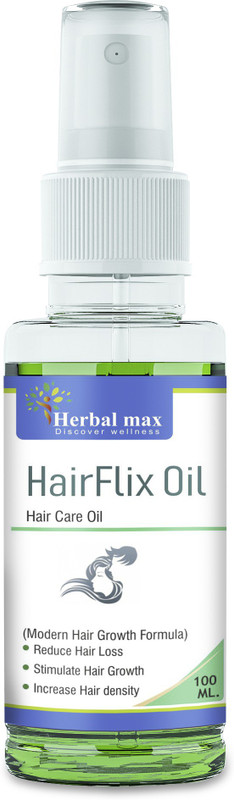 herbalmax HairFlix pro Oil - 21 natural herbs_Best for Hair regrowth(100 ml)