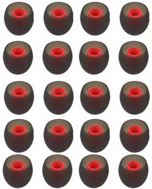 capcha 20 In The Ear Headphone Cushion(Pack of 20, Black)