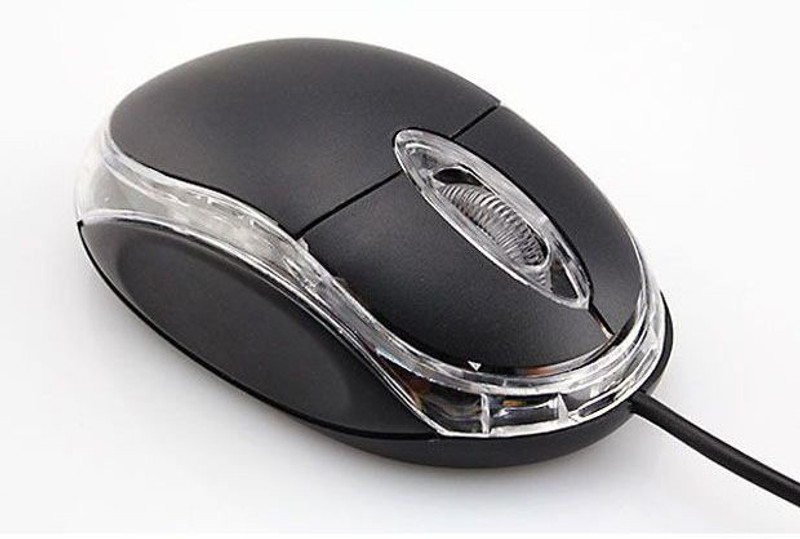 TECHON Terabyte 2.4GHz Branded Wired Optical Mouse Wired Ambidextrous Optical Gaming Mouse(USB 3.0, Black)