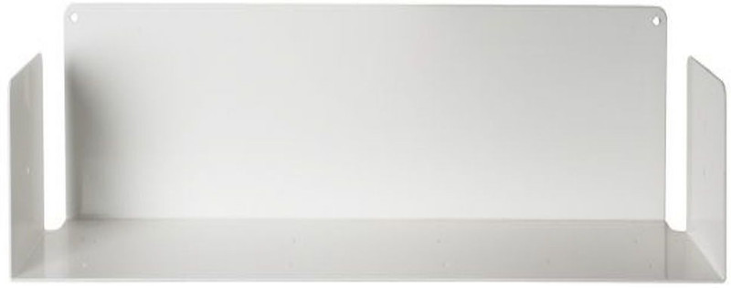 bhragy Metal Corner Shelf Multipurpose Use-240 MM Steel Wall Shelf(Number of Shelves - 1, White)