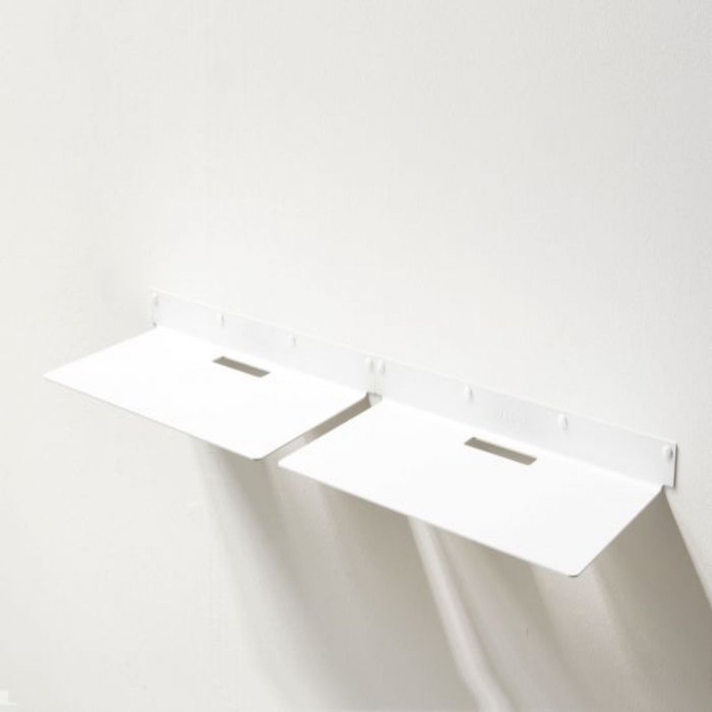 bhragy Kitchen Floating Shelf T1-450 MM Steel Wall Shelf(Number of Shelves - 1, White)