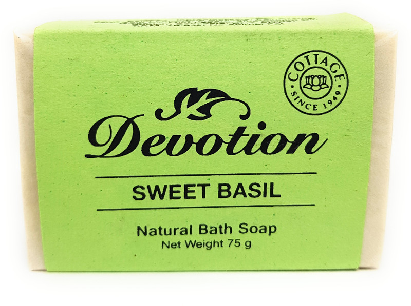 devotion Sweet Basil 75gm Exfoliating soap | Sri Aurobindo Ashram product(75 g)