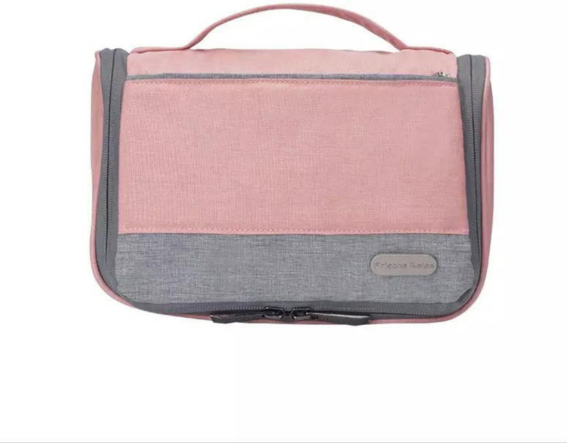 fokat Hanging Toiletry Bag for Travel, Cosmetic Kit, Essentials Travel Toiletry Kit(Pink, Grey)