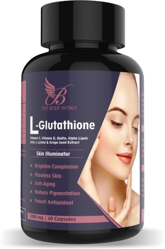 The Body Avenue L Glutathione Skin Lightening with  C & E, Biotin(2 No)