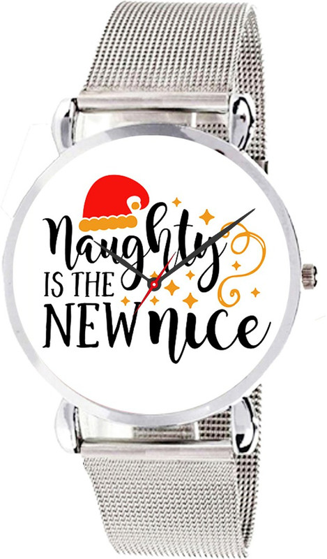 lagniappe LAG-NC-02 Naughty Is The New Nice Unique Gift For Girls / Sister / Friend / Her Analog Watch  - For Girls