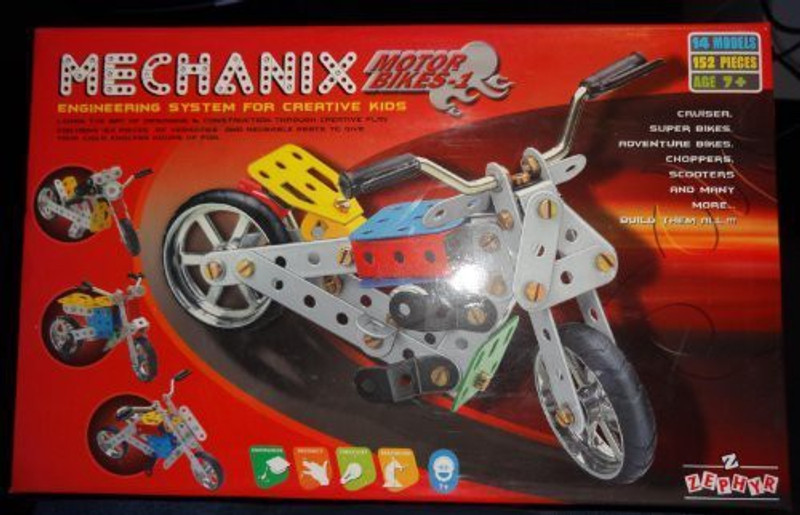 MECHANIX Motorbikes , 152 Pieces(Multicolor)