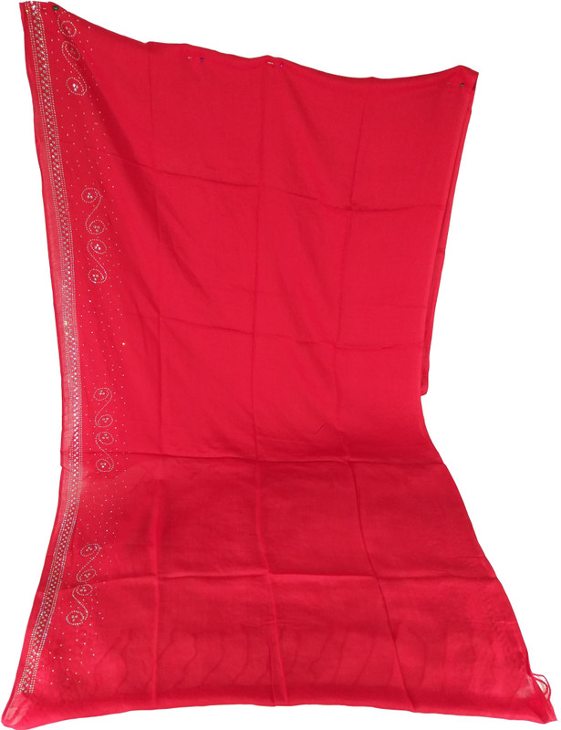 exotic creation Cotton Rayon Blend Self Design Women Dupatta