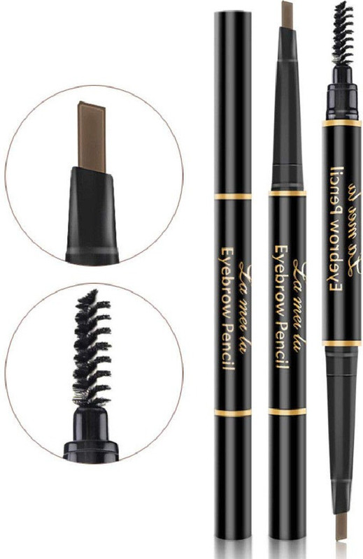 sozzumi Waterproof Eyebrow Pencil with brush For Long Lasting Beauty eye Cosmetic(Light Brown)