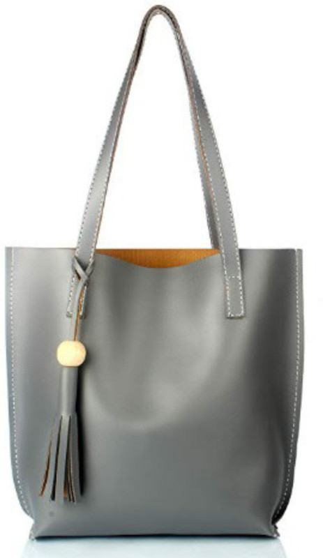 true brother Women Grey Shoulder Bag