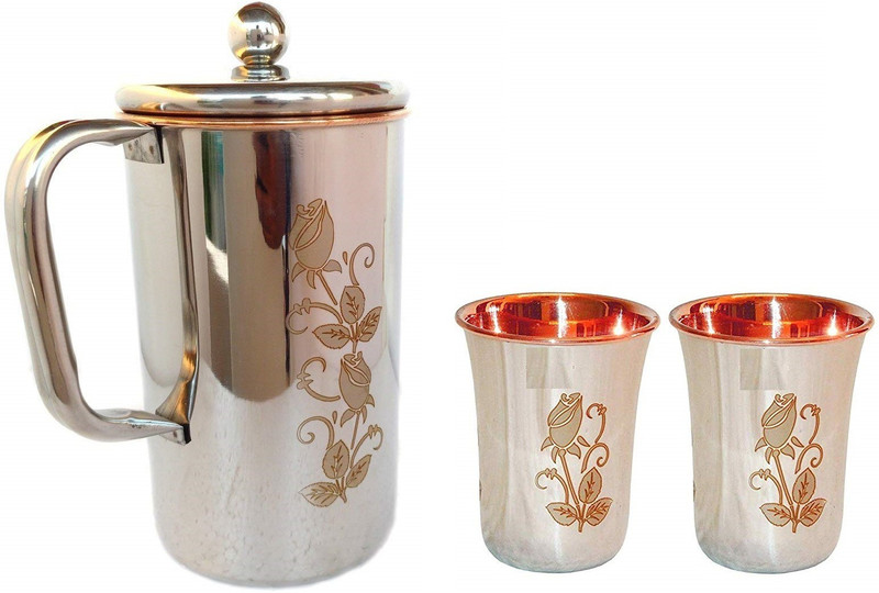 M&V CRAFT PURE CP0052-LAGWJ Jug Glass Set(COPPER-STEEL)