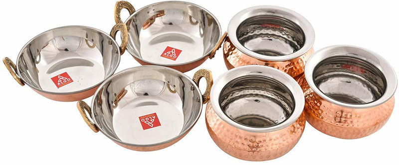 algo Pot 0.45 L(Copper, Induction Bottom)