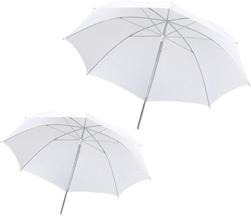 FOTON Photography Studio Light Flash, Camera Flash, Video Light Reflector pack of 2 White Reflector Umbrella(60 cm)