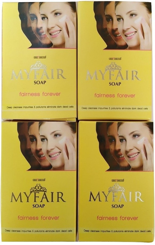 myfair fairness & dark spot removal soap pack of 4(4 x 75 g)