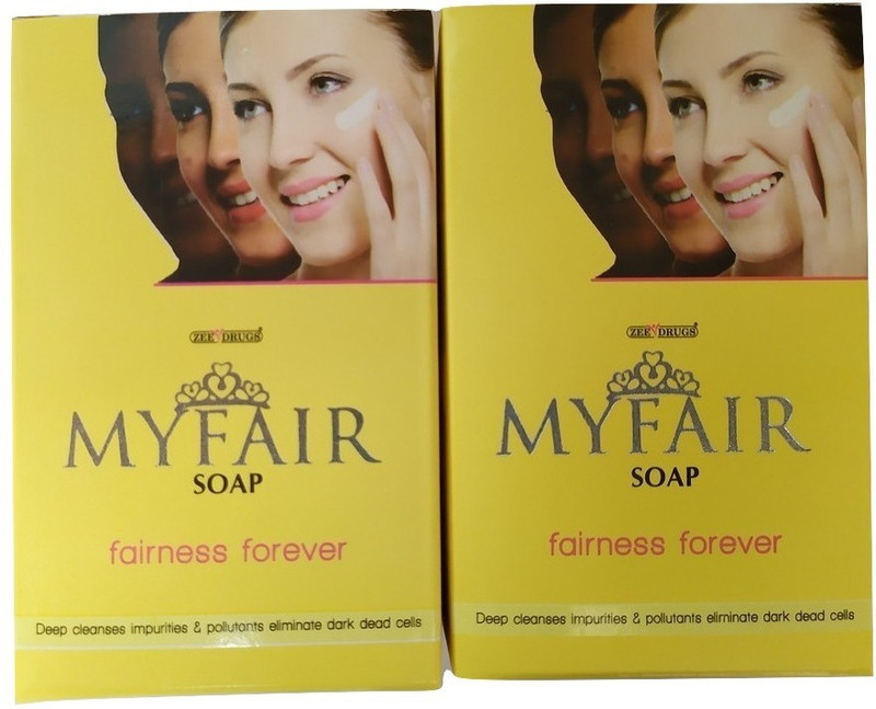 myfair fairness & dark spot removal soap pack of 2(2 x 75 g)