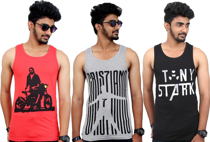 weaver stock Printed Men Round Neck Multicolor T-Shirt(Pack of 3)