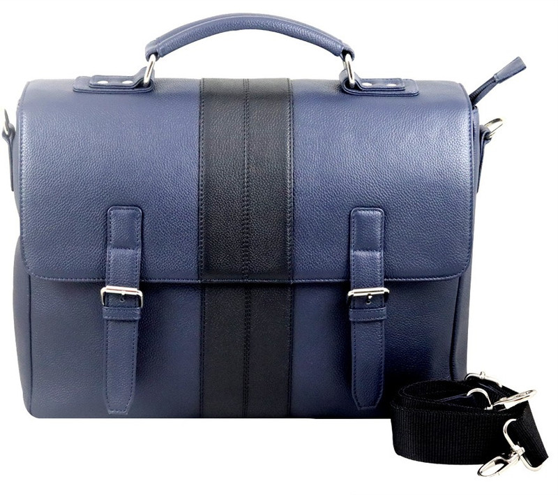 La Roma Genuine Leather Laptop / Office bag for Doctor, advocate and casual Multipurpose Bag(Multicolor, 20 L)