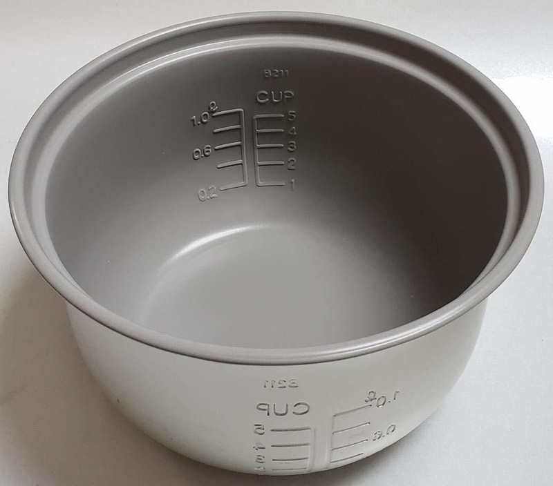 laksita rice cooker bowl Steel(Steel, Pack of 1)