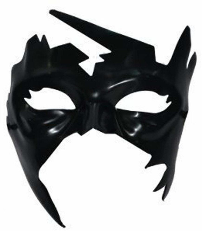 tedtech Super Hero Krrish Mask high Quality (Set of 3) Party Mask(Black, Pack of 3)