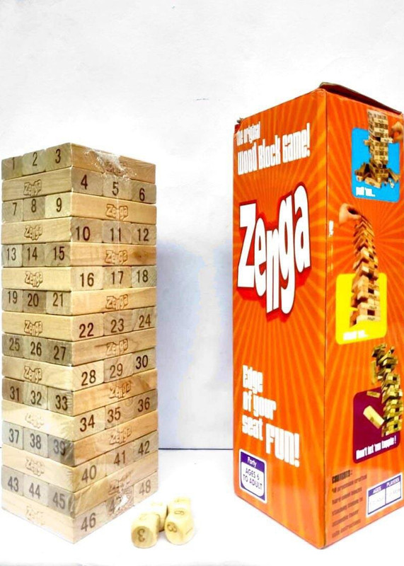 omkar toys THE ORIGINAL ZENGA(Beige)