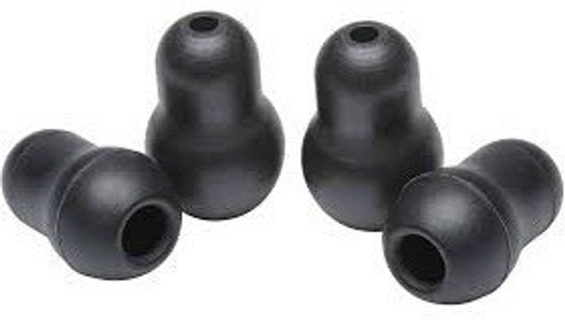 momento Black Deluxe Ear Knobs Black Ear Knobs Stethoscope Case(Black)