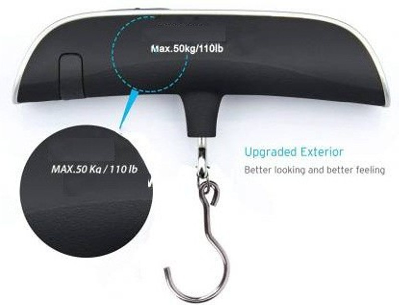 Gadget Tree Portable Hanging Luggage Weight Machine Digital Weighing Scale(Silver)