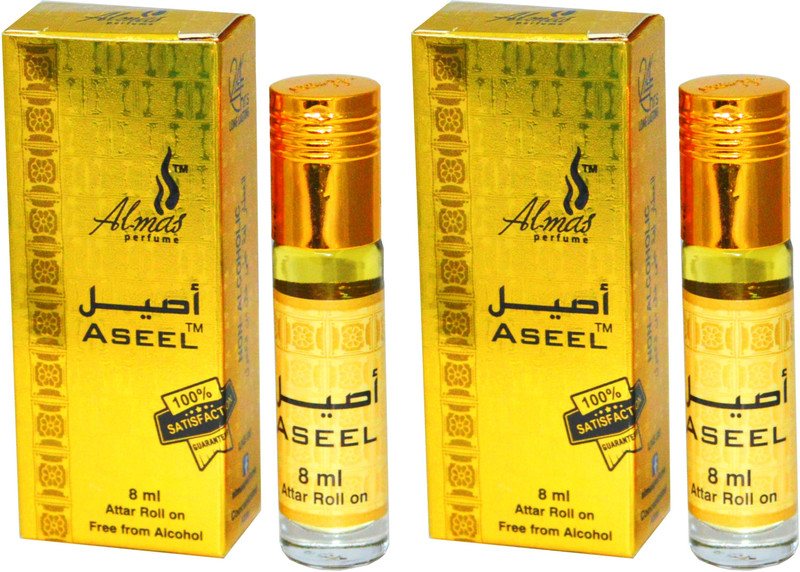 Almas ASEEL UAE fascinating fragrance pocket ( PACK OF 2 ) Floral Attar(Floral)
