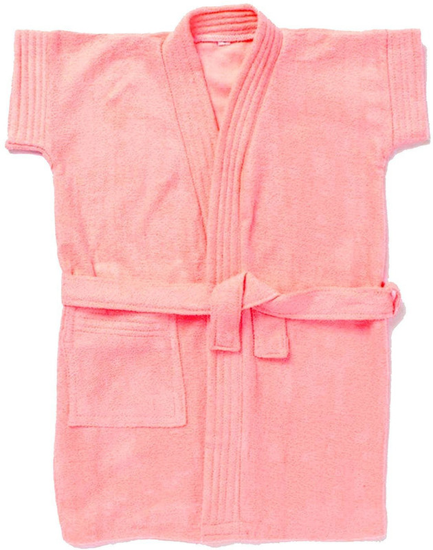 Sand Dune Pink Free Size Bath Robe(1 Bathrobe, For: Baby Boys, Pink)
